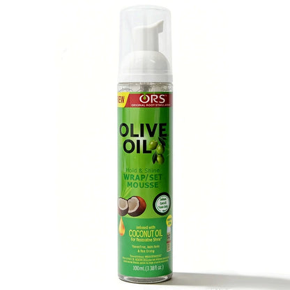 Mousse de Azeite ORS – Fixação, Brilho e Definição Capilar.