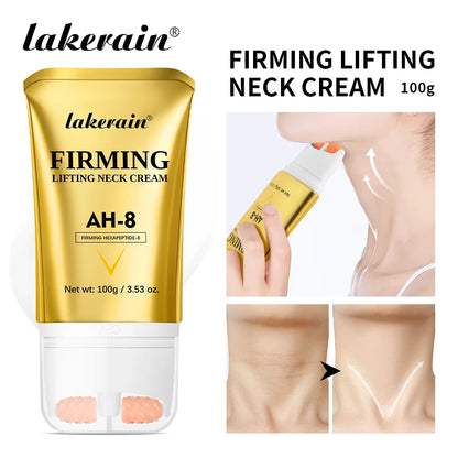 Creme Firmador para Pescoço AH-8, Loção Hidratante para Pele com Textura Enrugada, Cosmético Confortável para Cuidados com a Pele, Produto para Mulheres