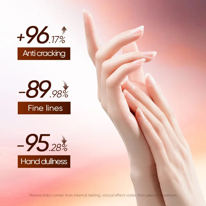 Conjunto de Creme para as Mãos Ice American Coffee Hidrata profundamente e protege as mãos durante o outono e inverno.