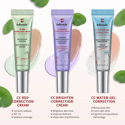 Creme cc erborian centella mudança de cor creme de umidade base de maquiagem cobertura completa base mágica cobrindo maquiagem coreana✨🌿