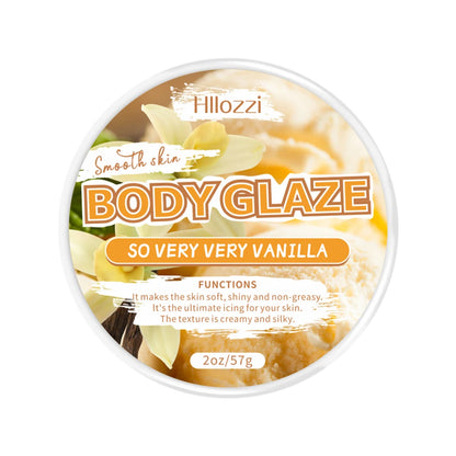 Manteiga Corporal Hidratante e Nutritiva de Baunilha (2oz/8oz) - Refrescante e Não Oleosa - Hidrata a Pele