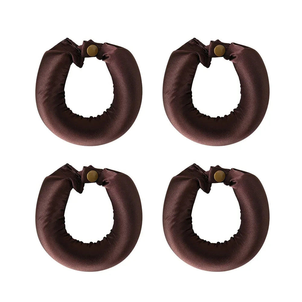 Modeladores de cabelo sem calor, haste de ondulação de cetim, sem calor, cachos de seda, rolos de cabelo preguiçosos, modelador de cabelo macio para dormir, ferramentas de estilo ✨