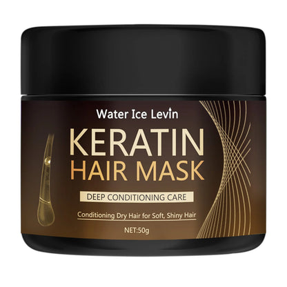 Máscara de cabelo de queratina mágica 5 segundos reparação rápida danificado cabelo crespo macio suave brilhante alisamento hidratação profunda cuidados com o cabelo ✨🌟