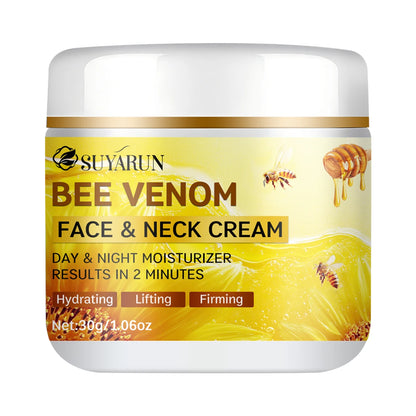 SUYARUN Creme facial antienvelhecimento com colágeno de veneno de abelha | Hidratante reafirmante e lifting | Redução de rugas | Hidratação 24H.