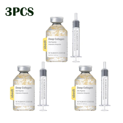 Kit de Ampolas Faciais de Colagénio Firmador e Hidratante.