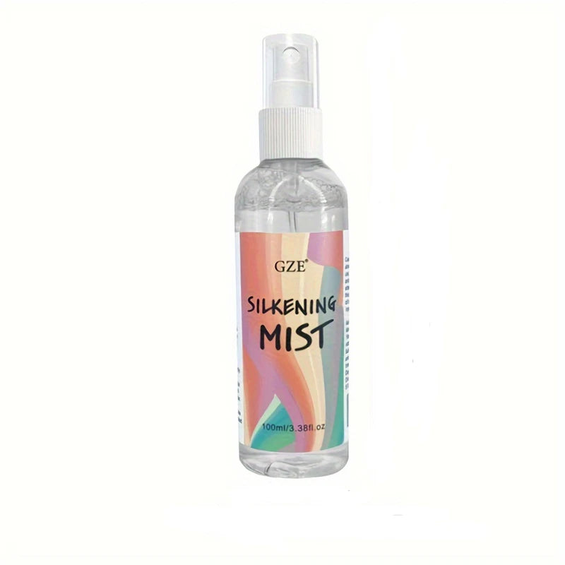 GZE HAIR SILKENING SPRAY Protetor térmico de terapia de seda, produto de prensagem térmica que lustra, suaviza e suaviza a textura encaracolada ✨