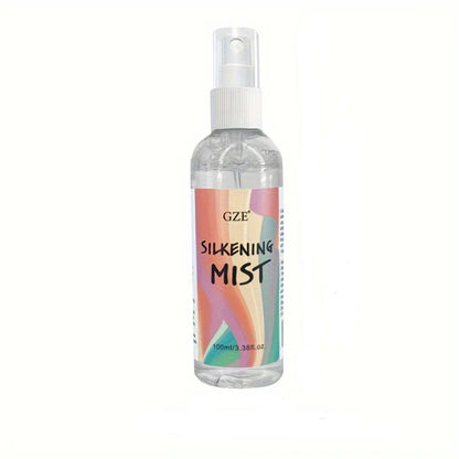 GZE HAIR SILKENING SPRAY Protetor térmico de terapia de seda, produto de prensagem térmica que lustra, suaviza e suaviza a textura encaracolada ✨