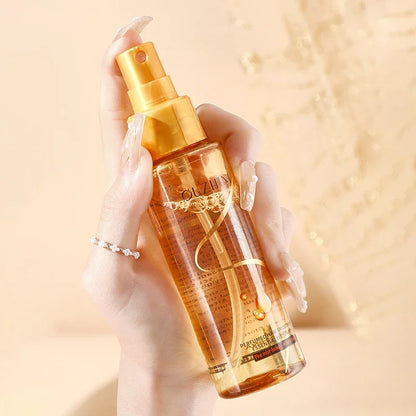 Spray de Óleo Capilar Nutritivo e Reparador — Brilho, Nutrição e Fragrância Fresca ✔️