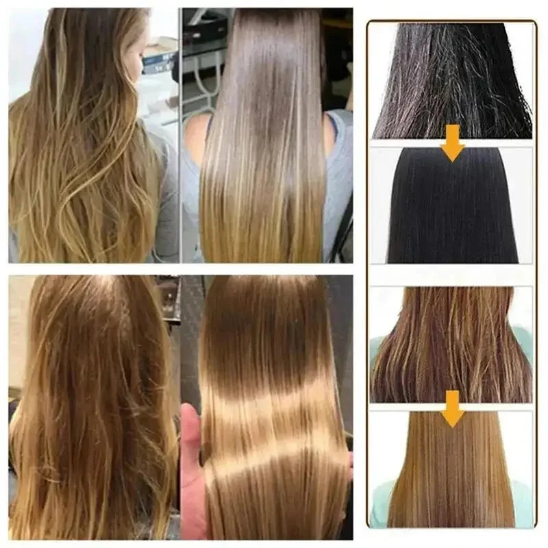 Máscara de cabelo de queratina mágica 5 segundos reparar cabelos crespos danificados macio suave brilhante vitamina nutrição hidratar nutrir cuidados com os cabelos