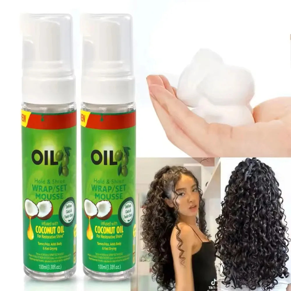 Mousse de Azeite ORS – Fixação, Brilho e Definição Capilar.