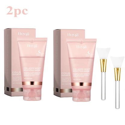 Conjunto de máscara facial de colágeno durante a noite, máscara facial coreana de colágeno, máscara de embrulho noturno, hidrata profundamente a máscara de cuidados noturnos ✨