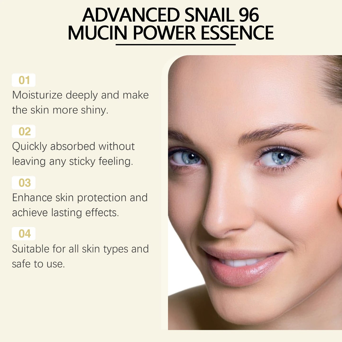 Snail 96 Mucin Power Essence Fading Fine Lines Moisturizing Lifting Firming Smoothing Nourishin Brightening Skin Care ✨