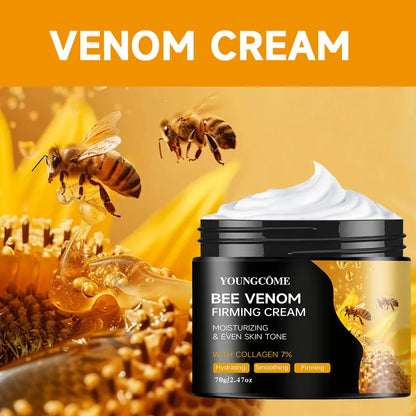 Premium abelha venom creme rosto pescoço colágeno impulso endurecimento da pele levantamento hidratante hidratante natural não gorduroso cuidados suaves✨🍯