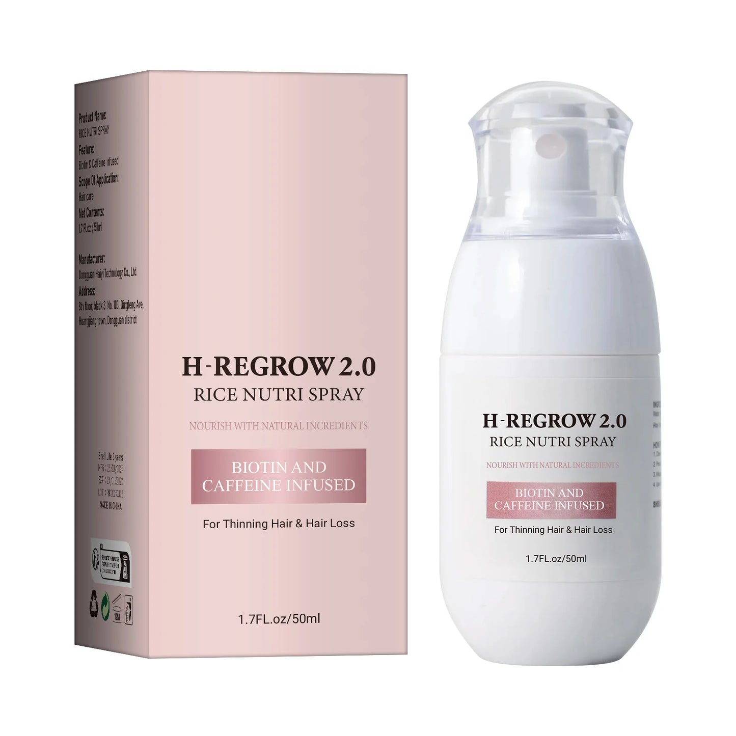 Spray de cabelo arroz água forte folículo capilar raiz grossa prevenção de perda nutritivo suavizar o cabelo ajudante spray de cuidados para desbaste de cabelo
✨