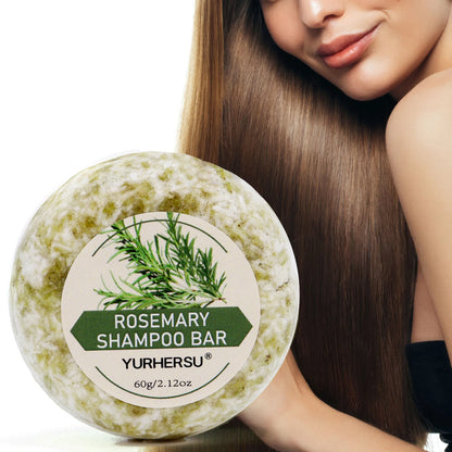 Nutritivo e reparador: Sabonete champô de alecrim, para acompanhar o cabelo.