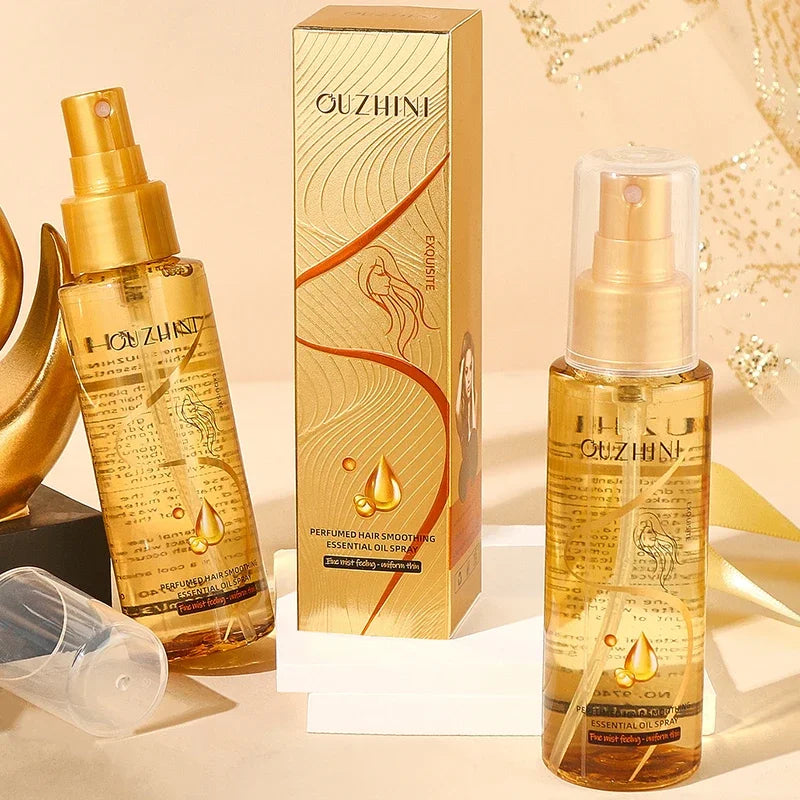 Spray de Óleo Capilar Nutritivo e Reparador — Brilho, Nutrição e Fragrância Fresca ✔️