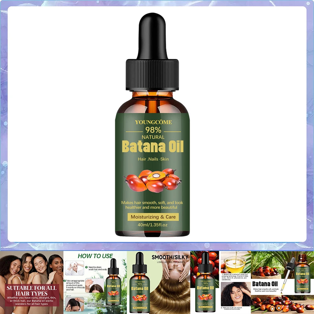 Óleo de batata natural para crescimento do cabelo, óleo de batata puro para fortalecer o brilho do cabelo para mulheres, prevenir a perda de cabelo, eliminar pontas duplas, 1/3 peças✨