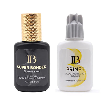 1 garrafa ibeauty super bonder banana primer extensão de cílios falsos secagem rápida longa duração coreia booster suprimentos adesivos fortes 🍌✨