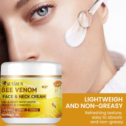 SUYARUN Creme facial antienvelhecimento com colágeno de veneno de abelha | Hidratante reafirmante e lifting | Redução de rugas | Hidratação 24H.