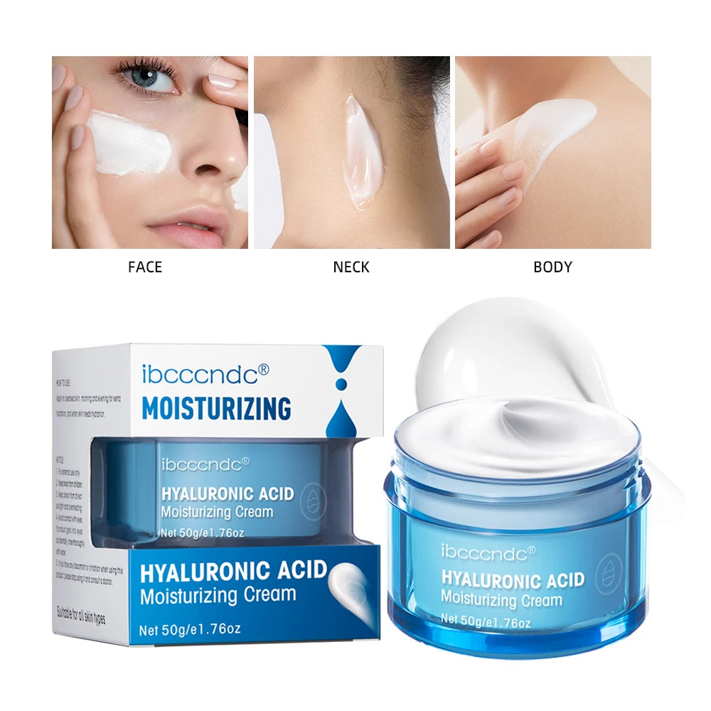 Gel-creme hidratante facial Hydro Boost com ácido hialurônico para hidratar e suavizar a pele extra seca