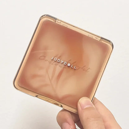 Judydoll destaque paleta de contorno facial fosco iluminar sombra tridimensional brilho duradouro brilho em pó cosméticos ✨✨