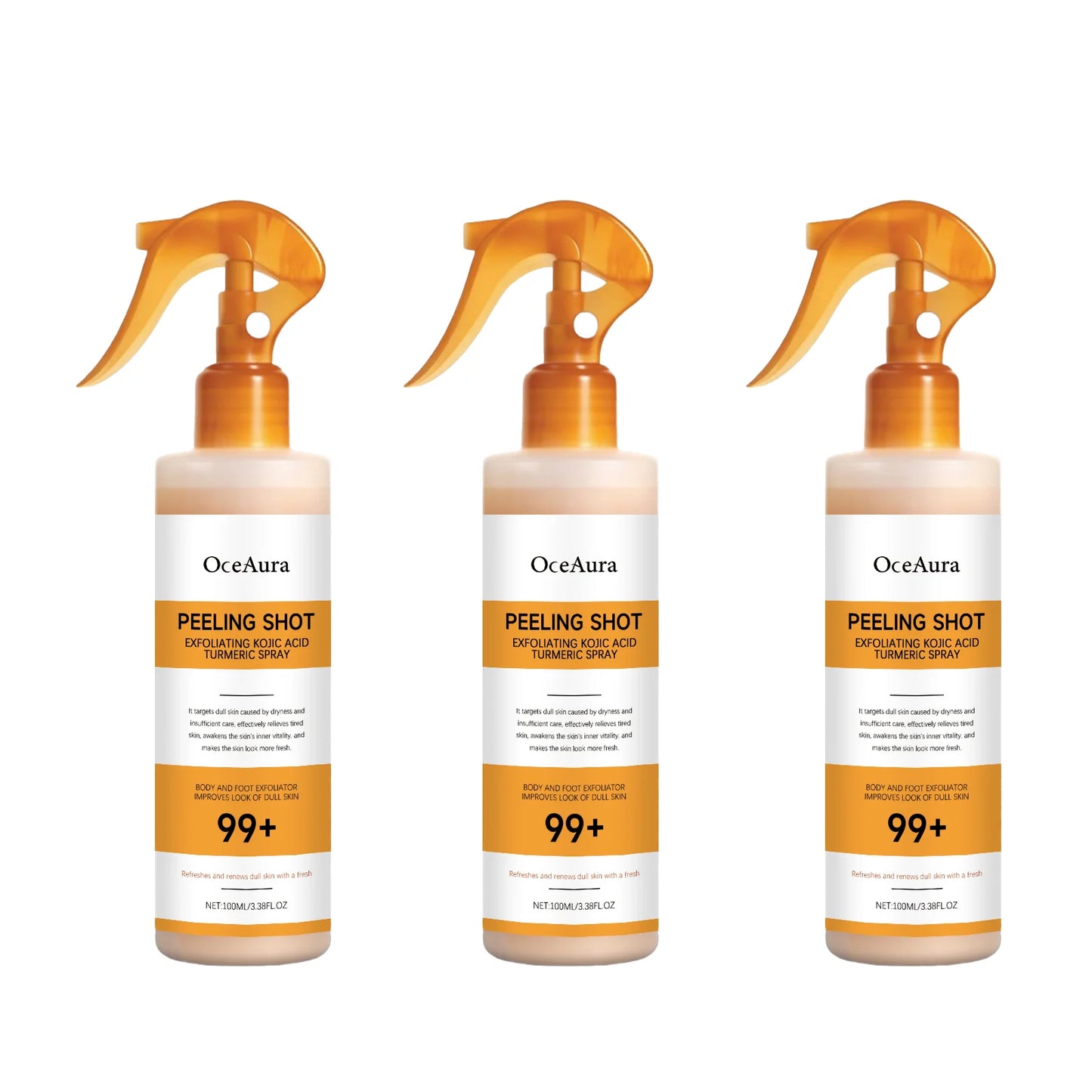 Cuidados com Queratina Corporal Ácido Kójico Cúrcuma Spray Suavemente Esfoliante Peeling Solução Nutritiva Hidratante Cuidados com a Pele Todos os Tipos de Pele
✨