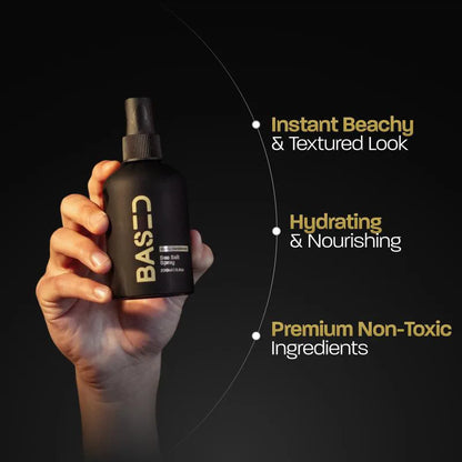 BASED Sea Salt Spray 200 ml — Spray Capilar de Sal Marinho para Volume e Textura.