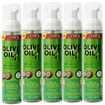 Mousse de Azeite ORS – Fixação, Brilho e Definição Capilar.