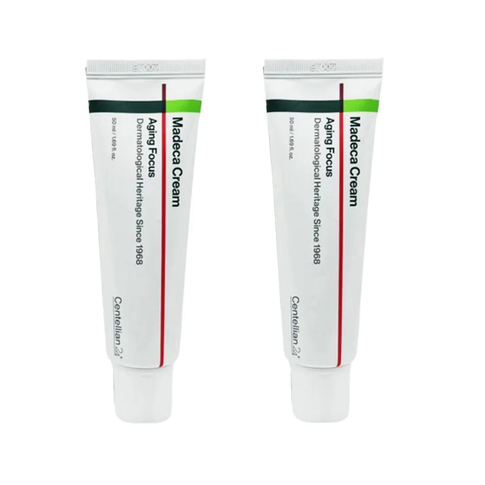 Creme Facial Coreano Madeca com Centella Asiática e Colagénio.