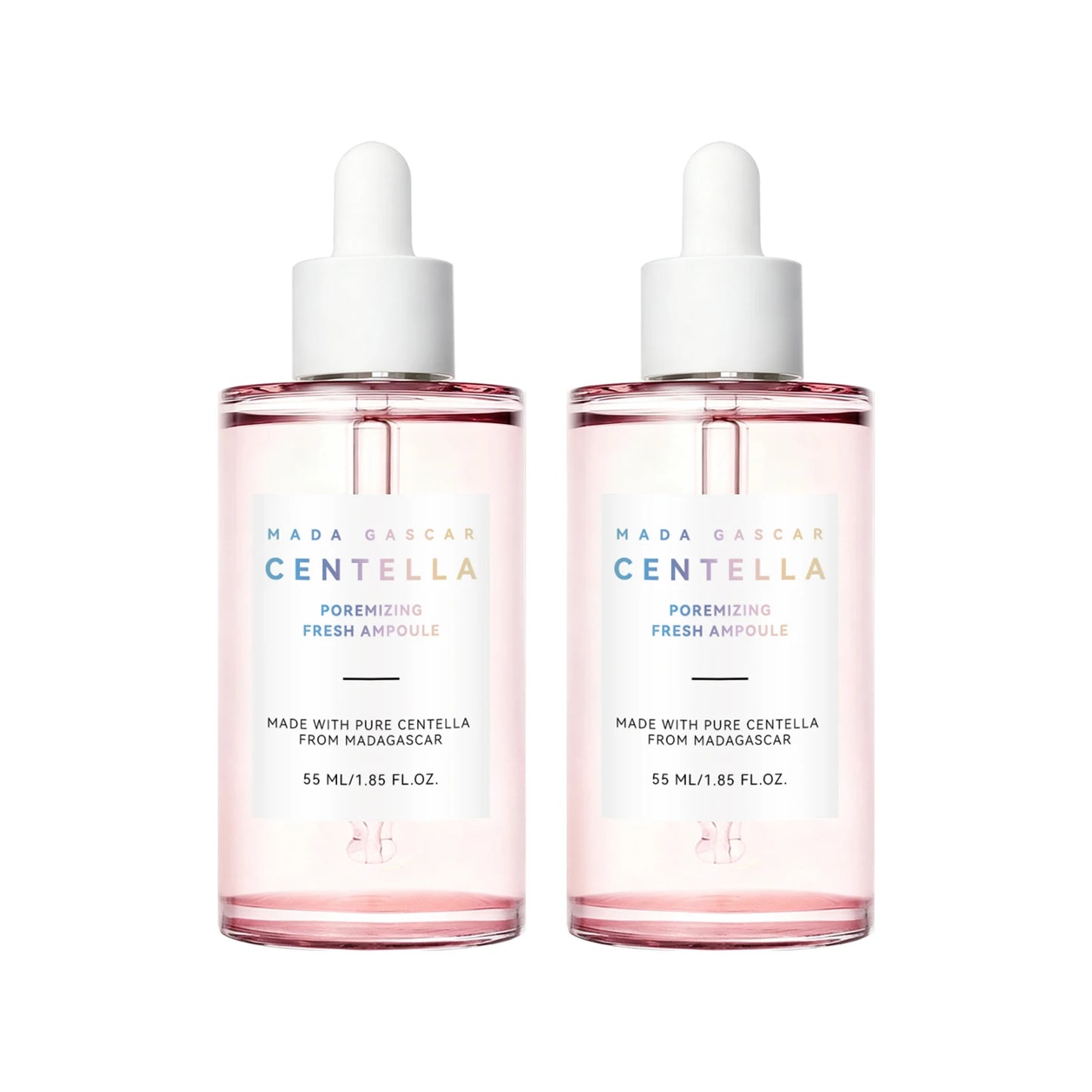 Madagascar Centella Asiatica Serum 55ml - Fórmula calmante para pele sensível com suporte para acne e hidratação profunda para o rosto.✨💎🌿