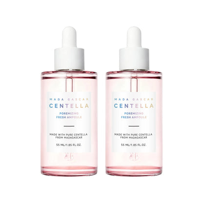 Madagascar Centella Asiatica Serum 55ml - Fórmula calmante para pele sensível com suporte para acne e hidratação profunda para o rosto.✨💎🌿