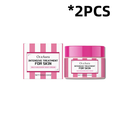 Creme hidratante corporal OCEAURA, repara danos, firma a pele, fragrância duradoura, não oleoso, refresca, aumenta a elasticidade. Creme para massagem corporal