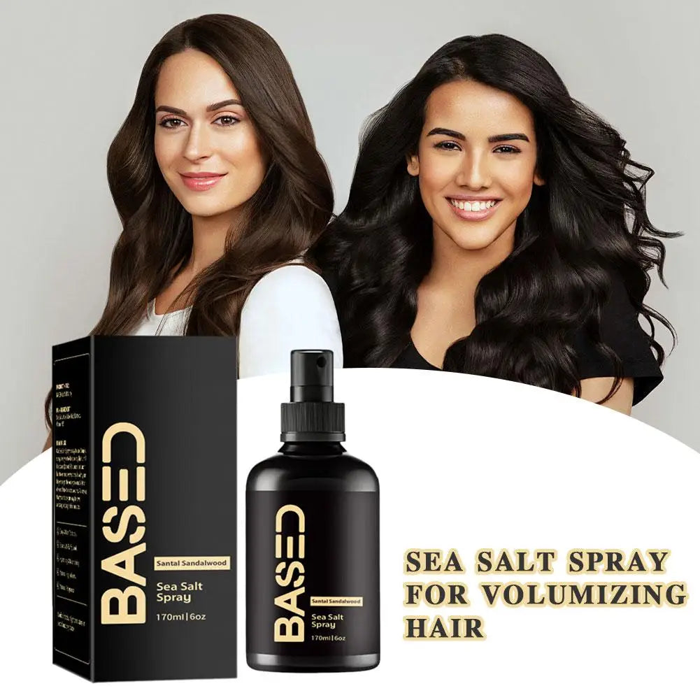 BASED Sea Salt Spray – Spray Capilar de Sal Marinho para Volume e Textura 170 ml.