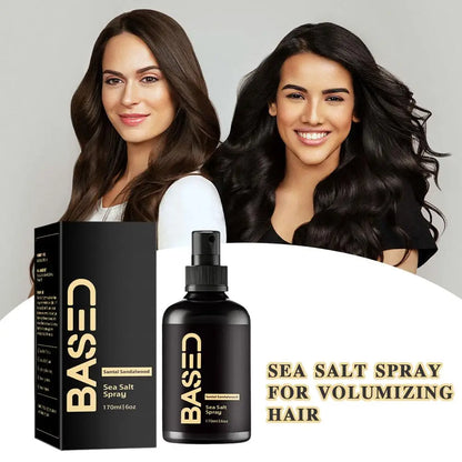 BASED Sea Salt Spray – Spray Capilar de Sal Marinho para Volume e Textura 170 ml.