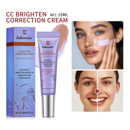Creme cc erborian centella mudança de cor creme de umidade base de maquiagem cobertura completa base mágica cobrindo maquiagem coreana✨🌿