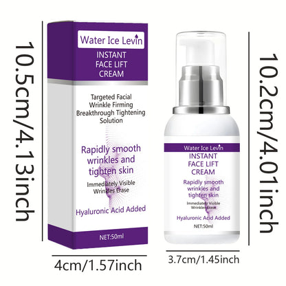 Creme facial lifting instantâneo com ácido hialurônico para rugas