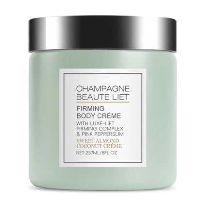 Creme corporal firmador champanhe com pepperslim, creme anti-rugas para apertar a pele, loção corporal hidratante diária para homens e mulheres✨