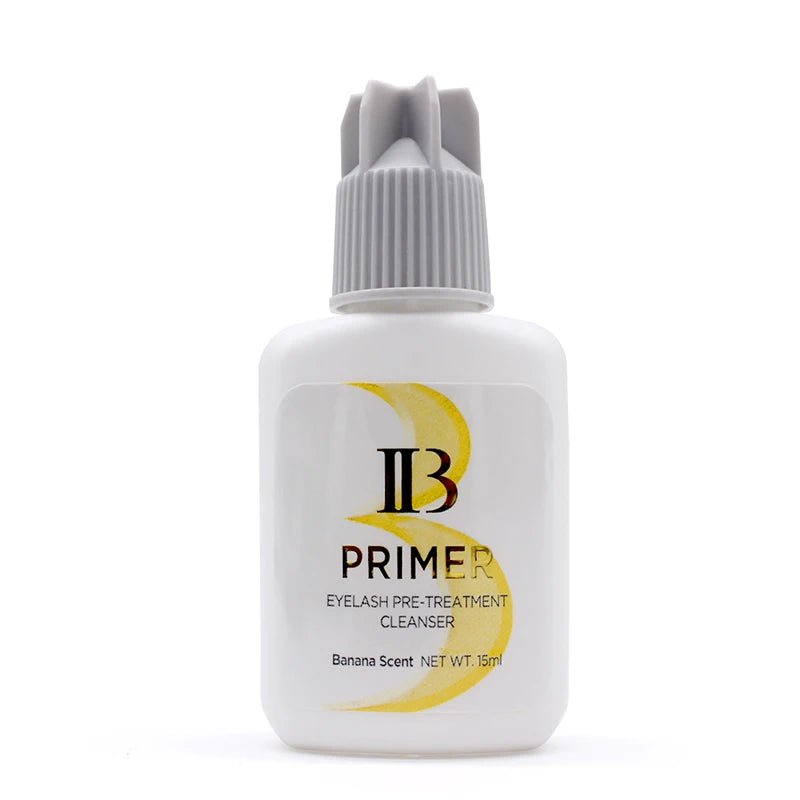 1 garrafa ibeauty super bonder banana primer extensão de cílios falsos secagem rápida longa duração coreia booster suprimentos adesivos fortes 🍌✨