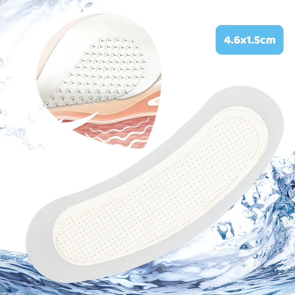 Máscara de remendos para os olhos com microagulhas de ácido hialurônico para antienvelhecimento e olheiras hidratantes sob almofadas de gel para os olhos cuidados com a pele ✨🩶