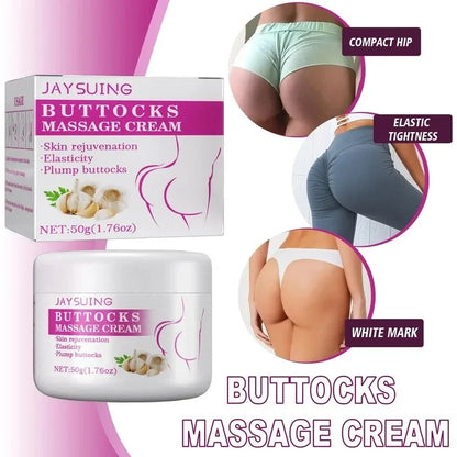 Creme para Aumento dos Glúteos, Óleo Essencial Firmador para Levantar e Levantar os Glúteos, Aumenta o Bumbum, Modela e Firma o Corpo, Cuidados Sensuais para Mulheres