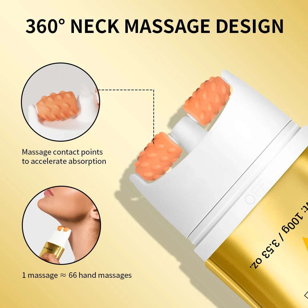 Creme Firmador para Pescoço AH-8, Loção Hidratante para Pele com Textura Enrugada, Cosmético Confortável para Cuidados com a Pele, Produto para Mulheres