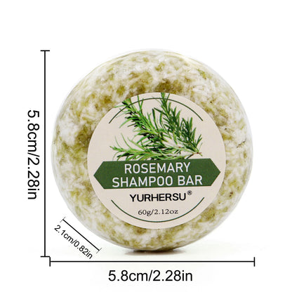 Nutritivo e reparador: Sabonete champô de alecrim, para acompanhar o cabelo.