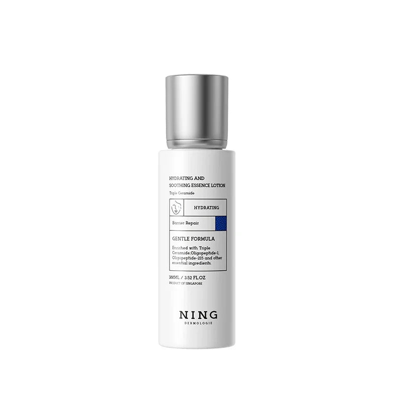 Toner Hidratante e Calmante, Loção e Creme com Ácido Hialurônico 8D e Ceramidas - Hidratante, Reparação de Barreira e Cuidados Reafirmantes