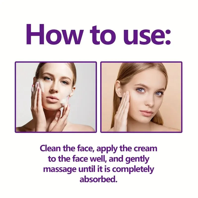 Creme facial lifting instantâneo com ácido hialurônico para rugas