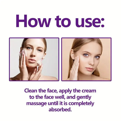Creme facial lifting instantâneo com ácido hialurônico para rugas