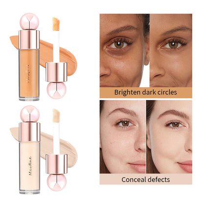 Corretivo com poros embaçando hidratante controle de óleo de longa duração resistente ao suor não transferência para cobrir manchas faciais ✨💖