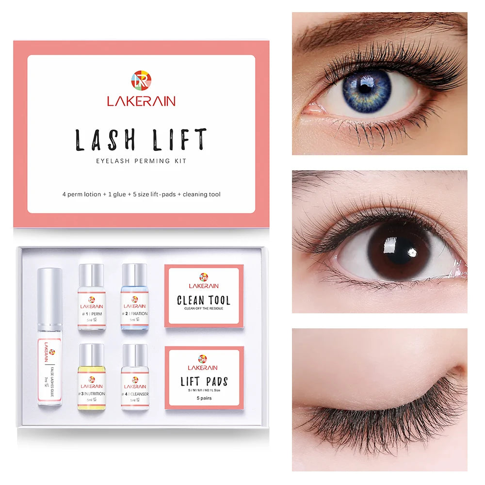 Novo kit de levantamento de cílios de longa duração loção perming fixação cola encaracolado lasher salão de beleza uso doméstico pro kit✨