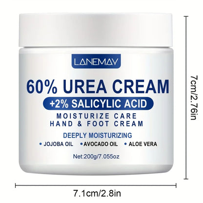 Creme Reparador para Mãos e Pés com Ureia 60%.