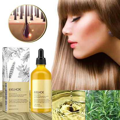 Óleo essencial de alecrim denso para cabelo, 60ml, lavanda vegana, repara danos aos cabelos, evita perda de cabelo, cabelos lisos, nutre óleo de cuidados com os cabelos ✨👑