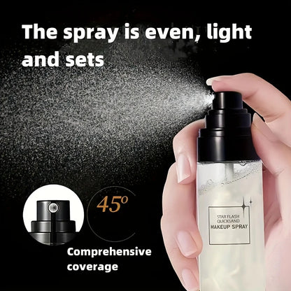 Spray de ajuste de maquiagem 100ml, spray fixador de maquiagem, controle de óleo de longa duração, hidratação, fixação de maquiagem, cosméticos para mulheres ✨💨